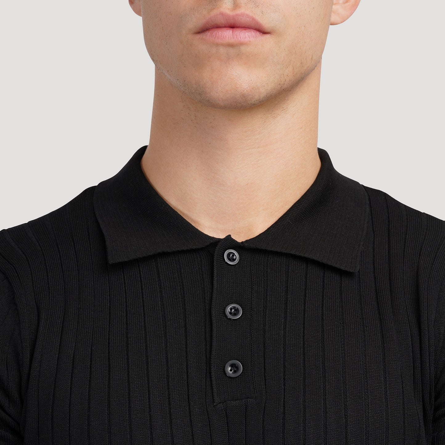 GIMCHEON Strickpolohemd