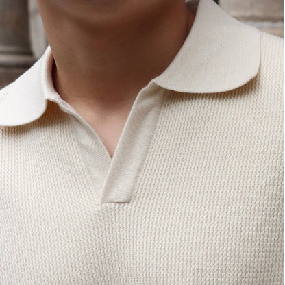 BUSAN V-Ausschnitt Poloshirt