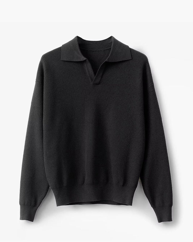 BUSAN V-Ausschnitt Poloshirt