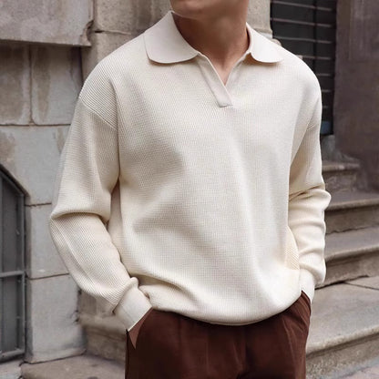 BUSAN V-Ausschnitt Poloshirt