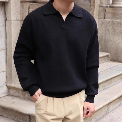 BUSAN V-Ausschnitt Poloshirt