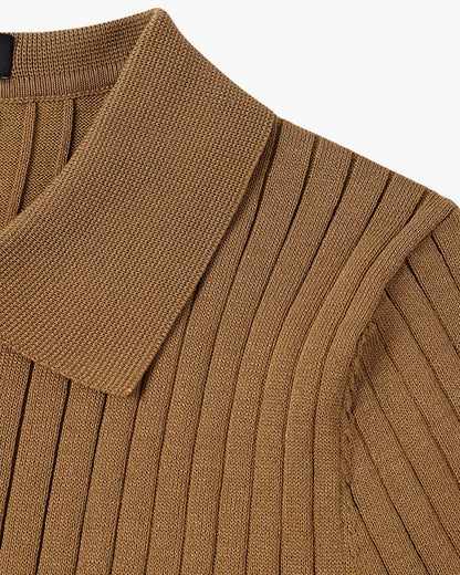 GIMCHEON Strickpolohemd