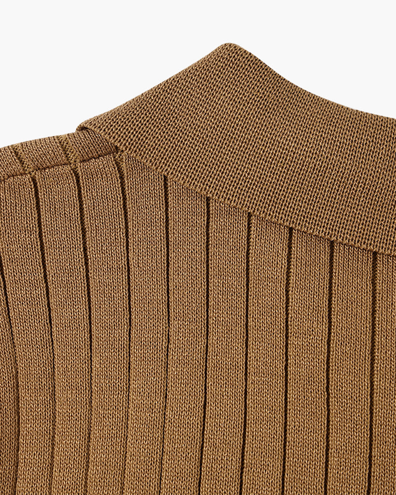 GIMCHEON Strickpolohemd