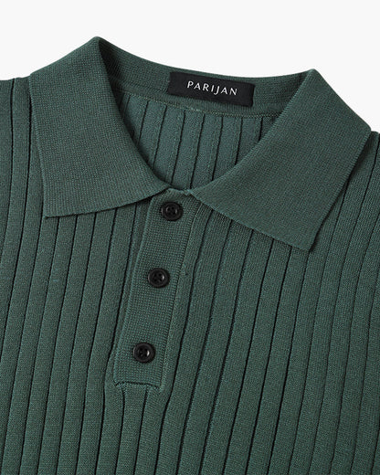 GIMCHEON Strickpolohemd