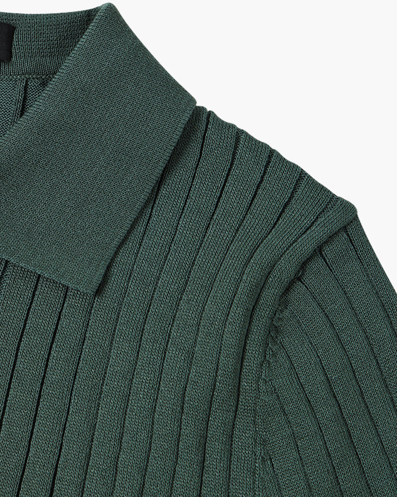 GIMCHEON Strickpolohemd