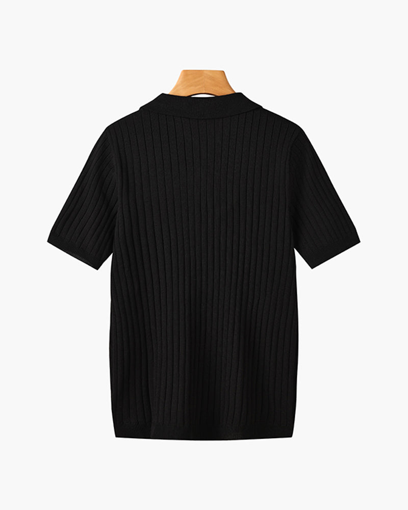 GIMCHEON Strickpolohemd
