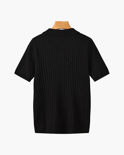 GIMCHEON Strickpolohemd