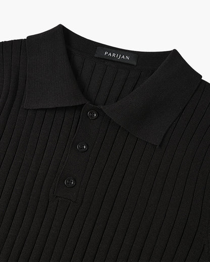 GIMCHEON Strickpolohemd
