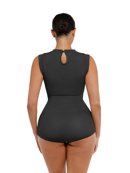 High Neck Sleeveless Bodysuit