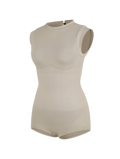 High Neck Sleeveless Bodysuit