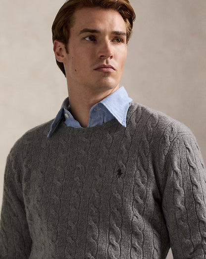 RL Harbour Zopfmuster-Merino-Pullover